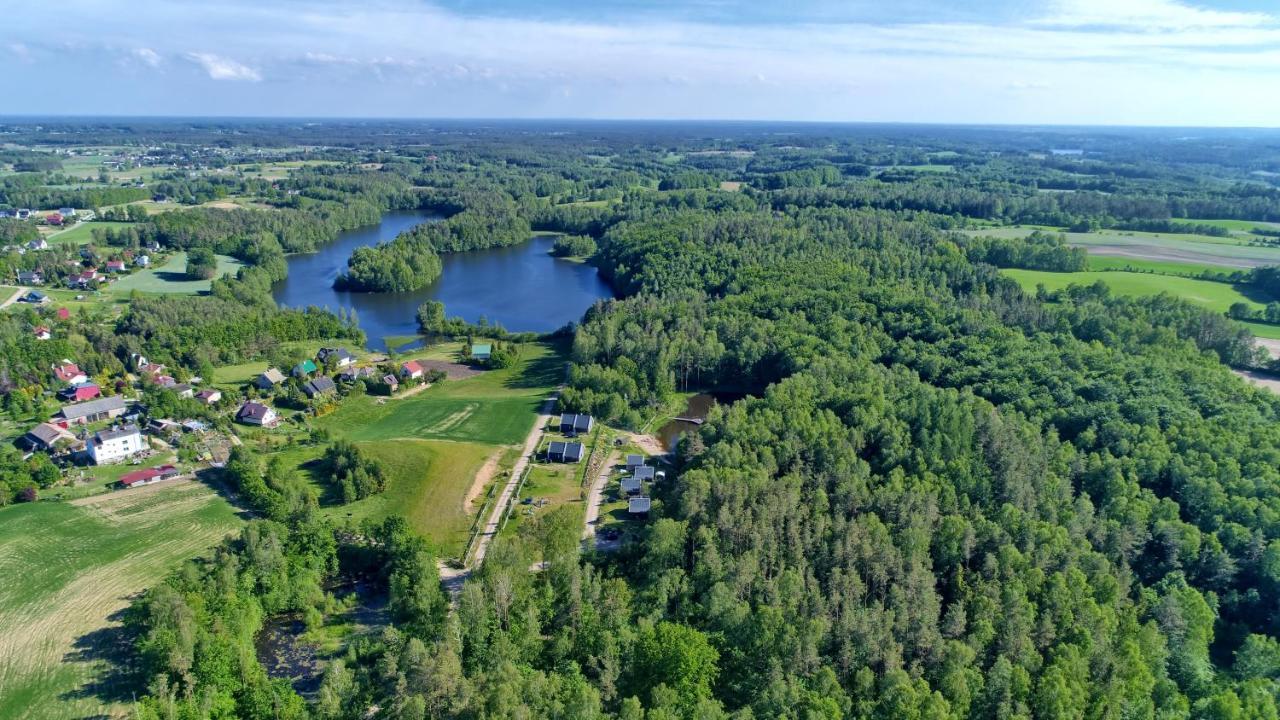Osada Skoczkowo Komfortowe Domki Z Jacuzzi Nad Jeziorem- Sauna- Balia- Prywatny Staw Wedkarski Podiazy Exterior foto