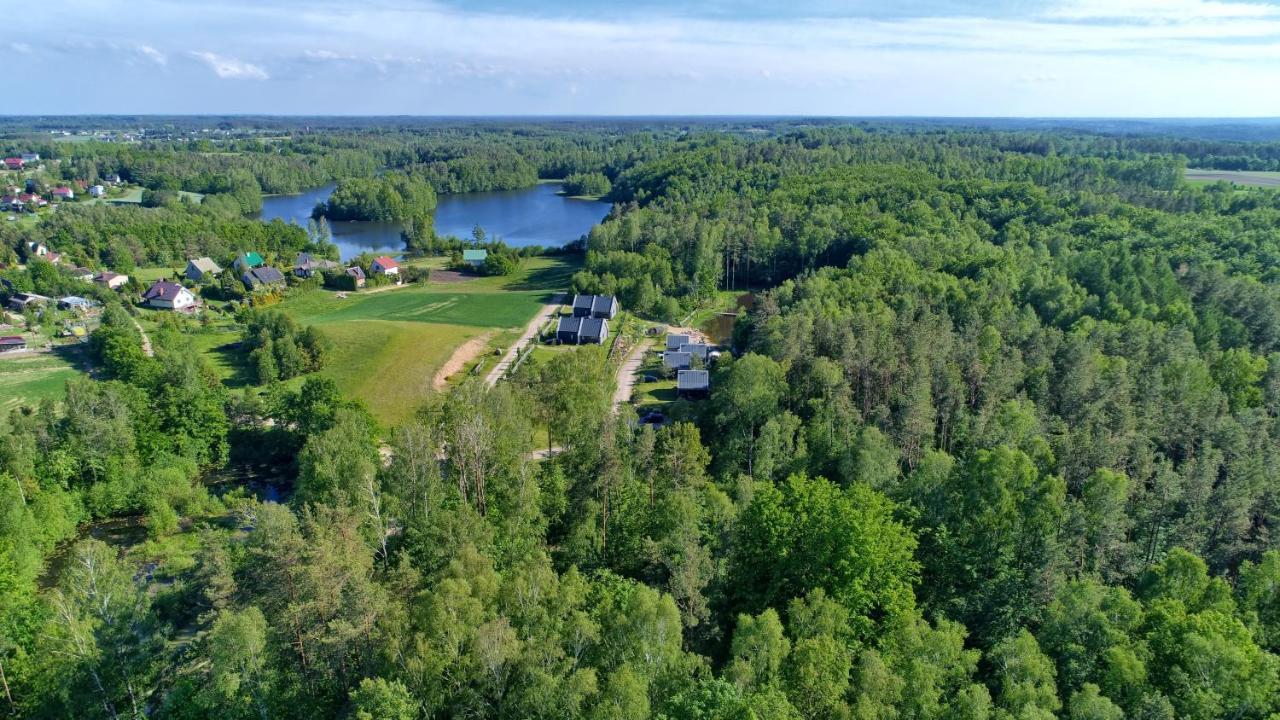 Osada Skoczkowo Komfortowe Domki Z Jacuzzi Nad Jeziorem- Sauna- Balia- Prywatny Staw Wedkarski Podiazy Exterior foto