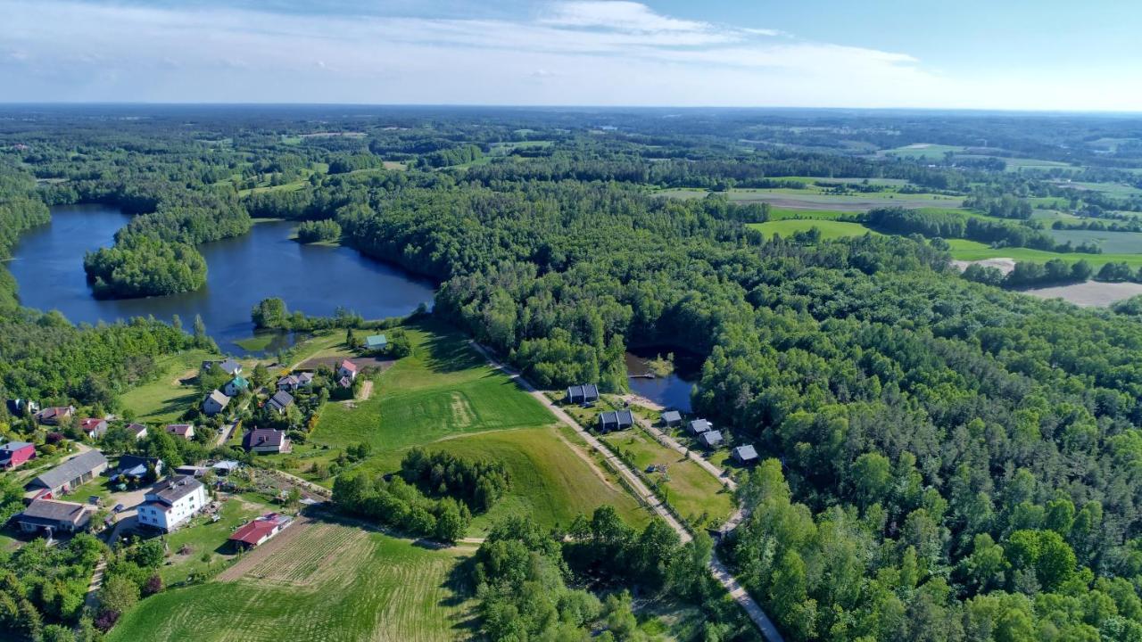 Osada Skoczkowo Komfortowe Domki Z Jacuzzi Nad Jeziorem- Sauna- Balia- Prywatny Staw Wedkarski Podiazy Exterior foto