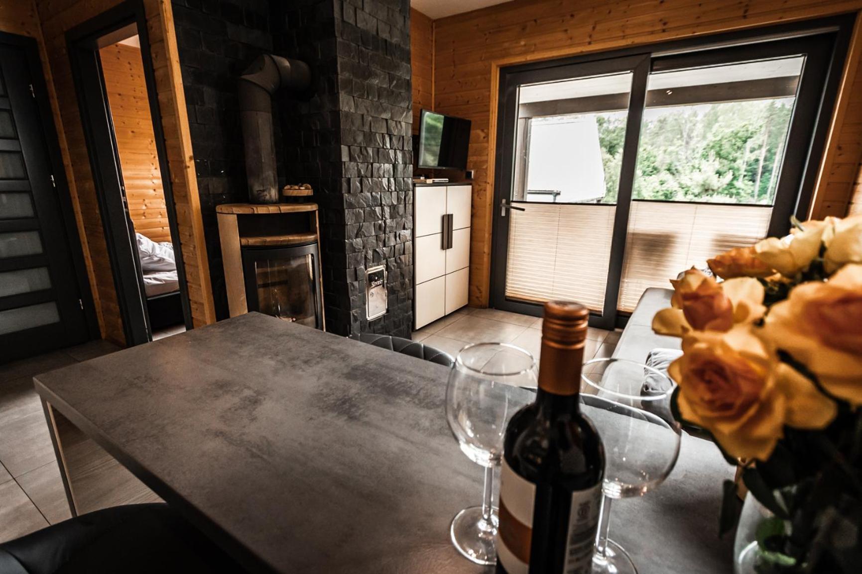 Osada Skoczkowo Komfortowe Domki Z Jacuzzi Nad Jeziorem- Sauna- Balia- Prywatny Staw Wedkarski Podiazy Exterior foto